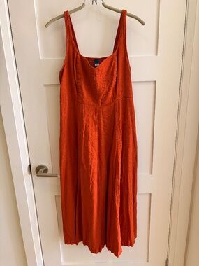Old Navy Orange Dress, Size Medium